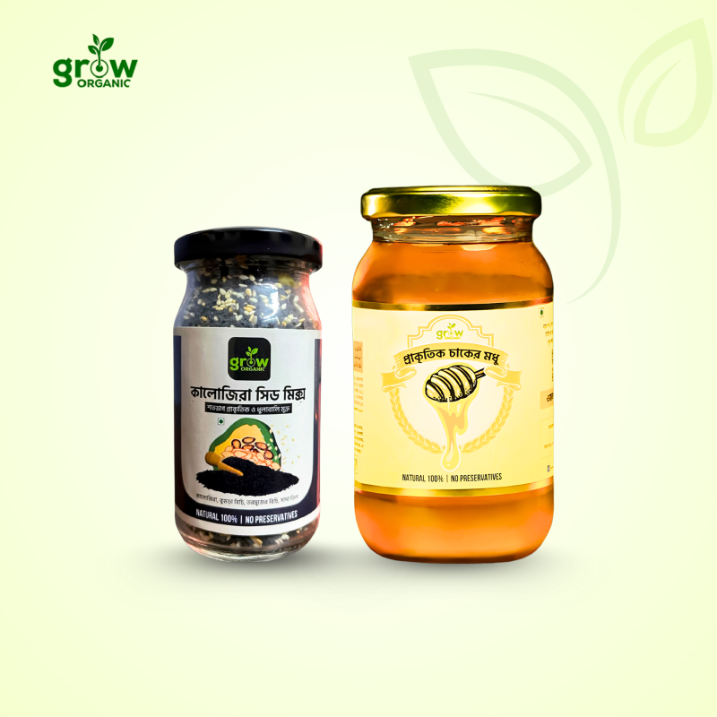 100gm Seed Mix & 500gm Natural Raw Honey