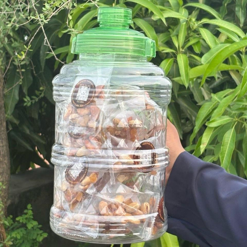 30 Pcs Premium Nut Mix Mini Pack+Free Water Jar