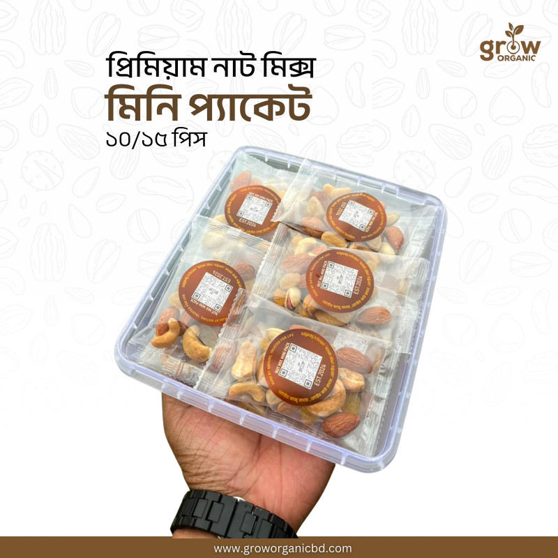 15 Pcs Premium Nut Mix Mini Pack